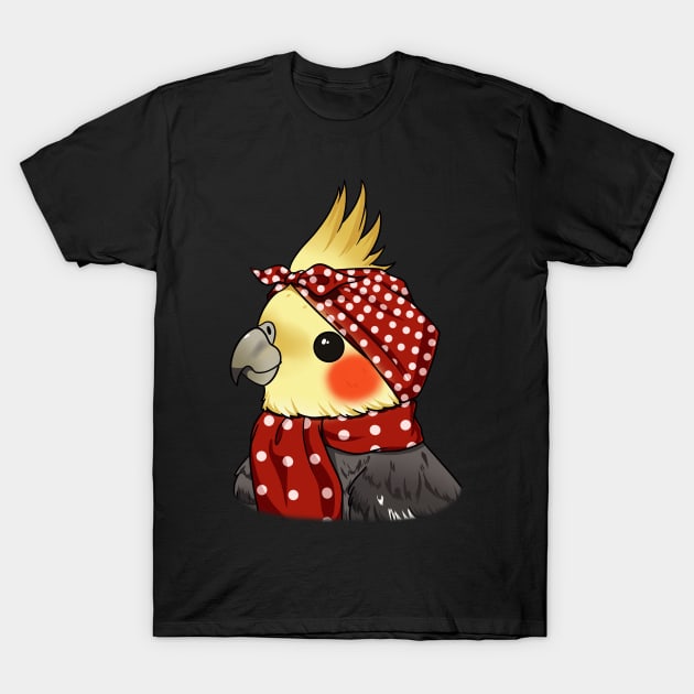 Feathered Love: Tiel-Mama - The Cockatiel Mom T-Shirt by Holymayo Tee